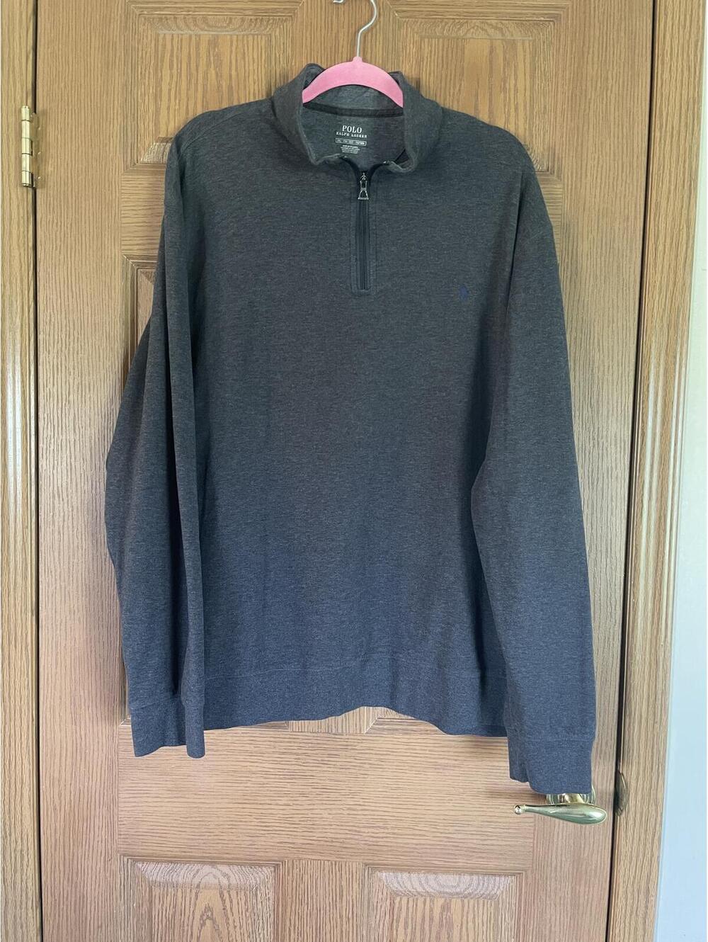 Polo Ralph Lauren Men’s Half Zip Pullover Size XXL PTP 30”-32” L 30” S 26”